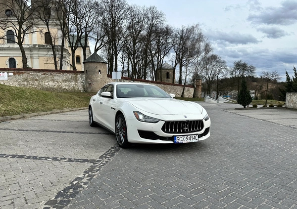 Maserati Ghibli cena 149998 przebieg: 61957, rok produkcji 2018 z Częstochowa małe 407